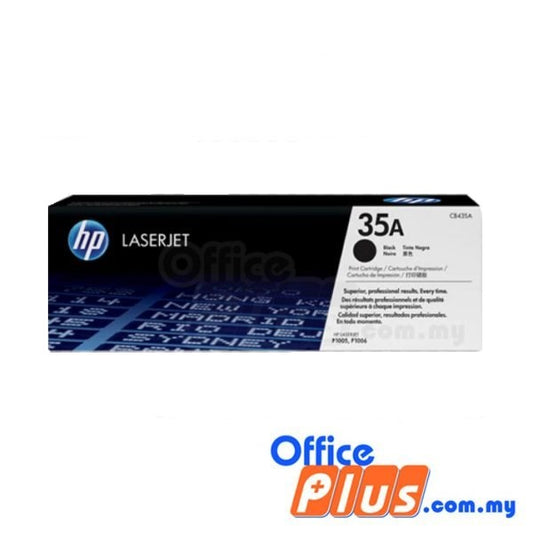 HP 35A Black Original LaserJet Toner Cartridge (CB435A) - OfficePlus