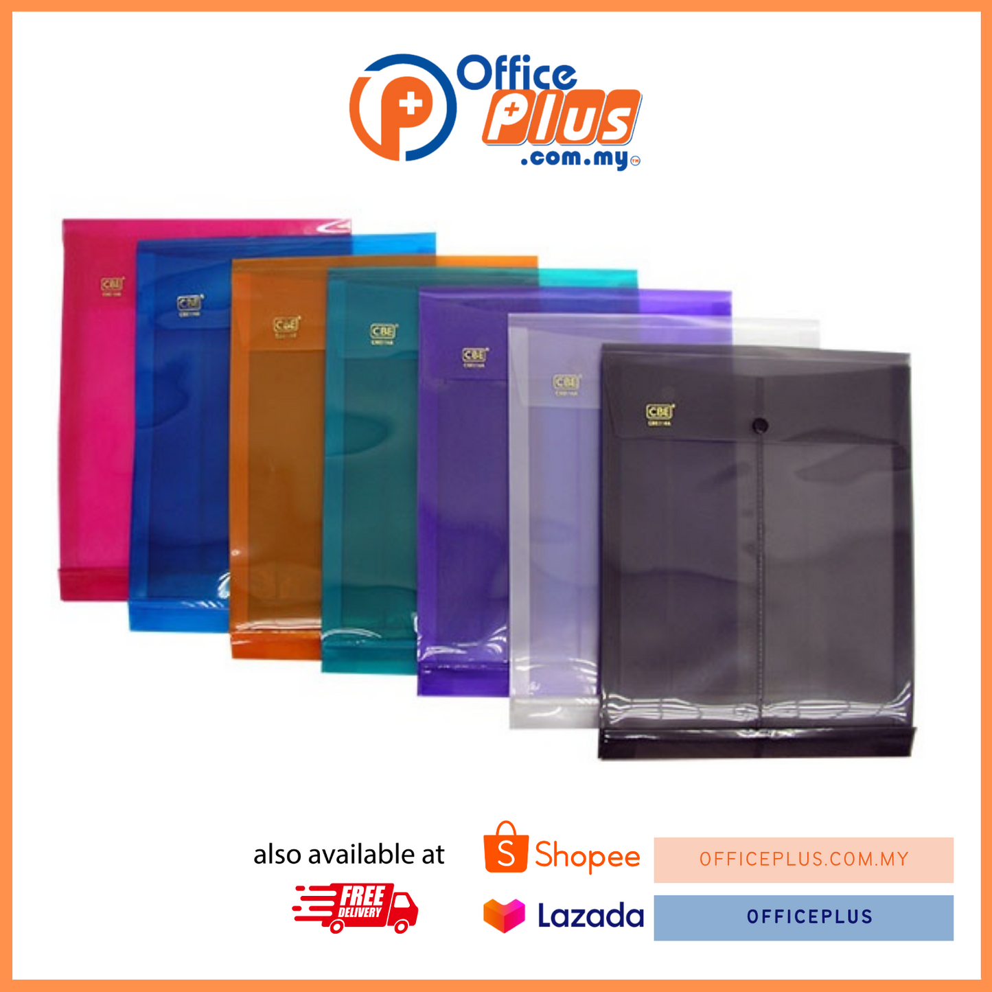 CBE A4 Document Holder With Button (114A) - OfficePlus