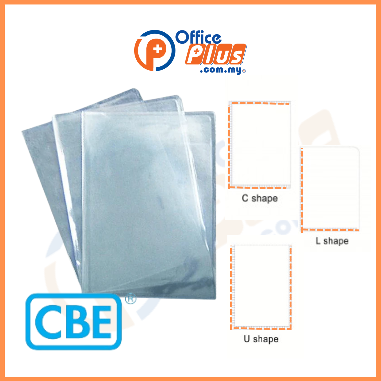 CBE A4 PVC Transparent Document Holder - OfficePlus