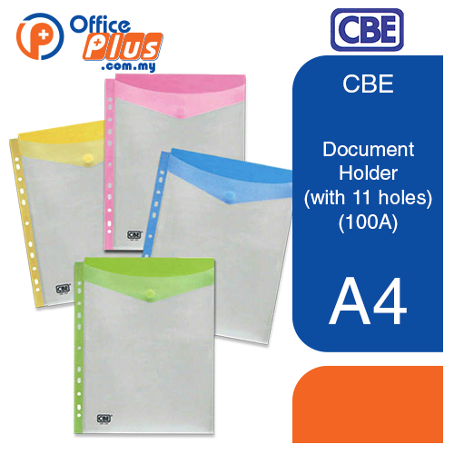 CBE Document Holder (with 11 holes) - A4 (100A) - OfficePlus