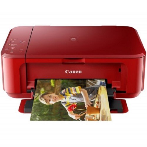 Canon Pixma MG3670 - Red/A4/AIO/Duplex/Cloud Print/Wireless/ Color Home/Photo Inkjet Printer - OfficePlus