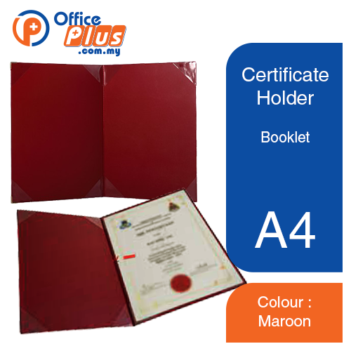 Certificate Holder - Booklet - OfficePlus