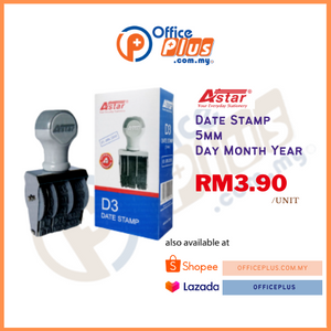Astar Date Stamp 5mm D3 - OfficePlus