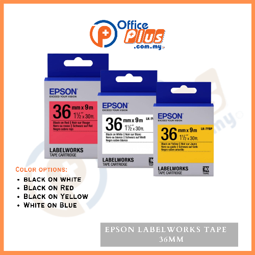 Epson LabelWorks Tape 36mm - OfficePlus