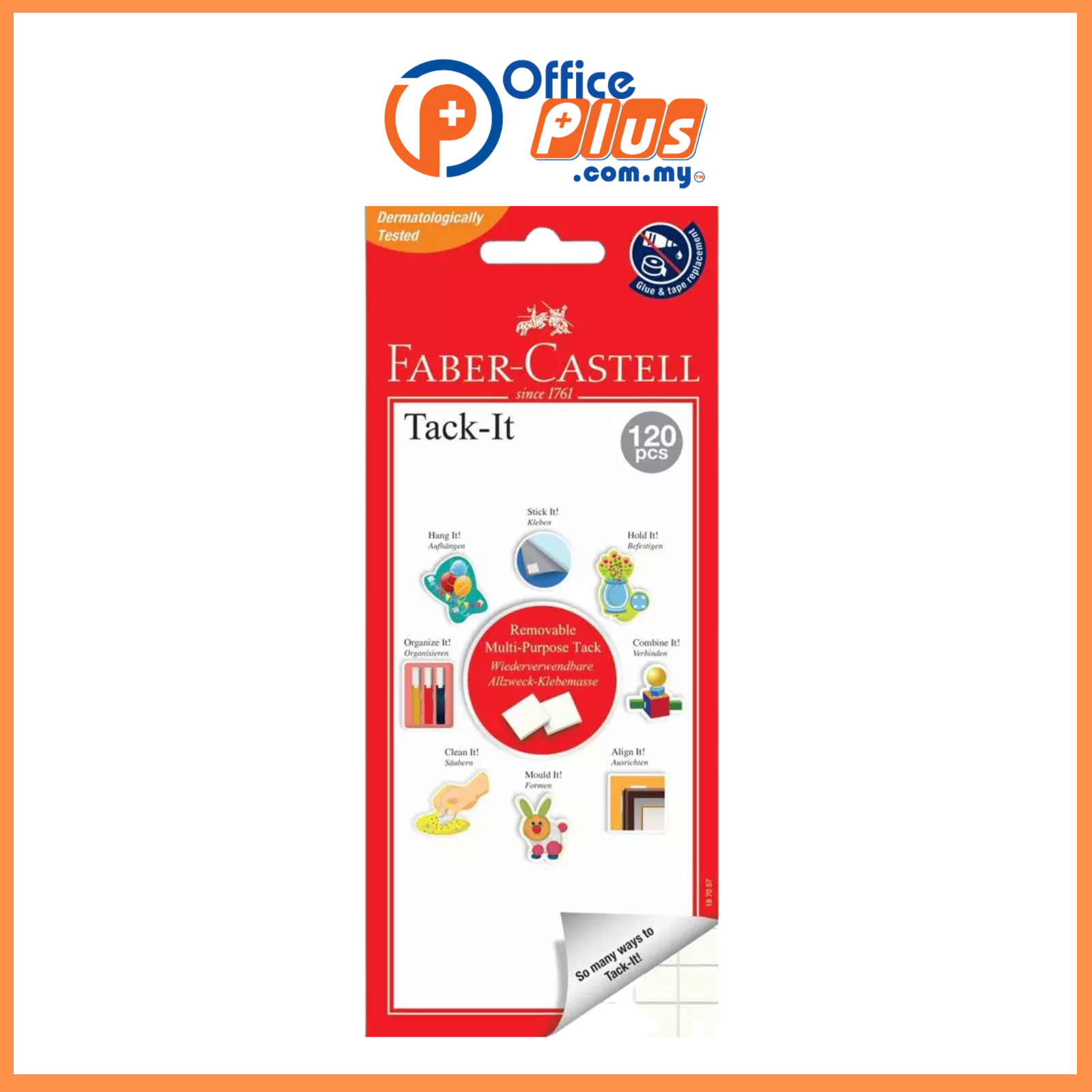 Faber-Castell Removable Adhesive Tack It 75g (187057) - OfficePlus