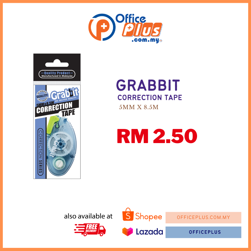 Grabbit Correction Tape 5mm x 8.5m - OfficePlus