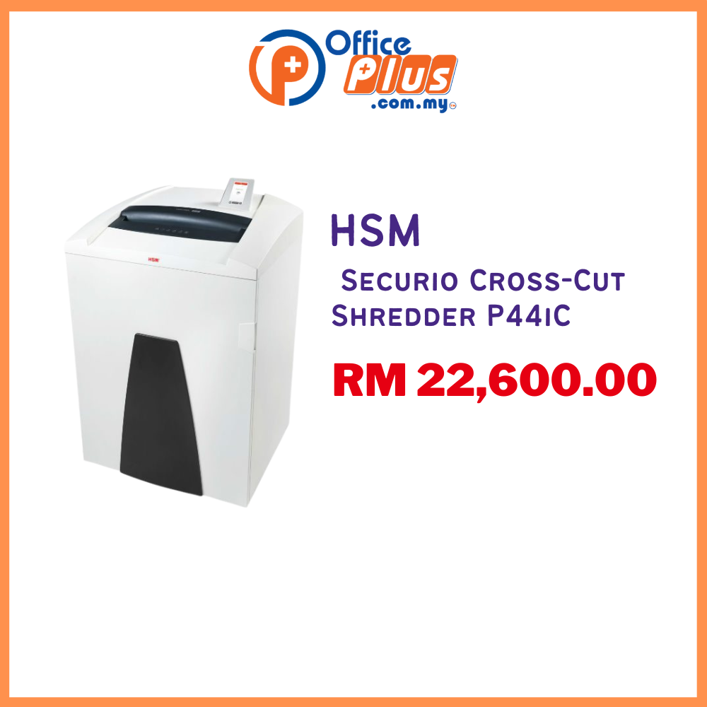 HSM Securio Cross-Cut Shredder P44iC - OfficePlus