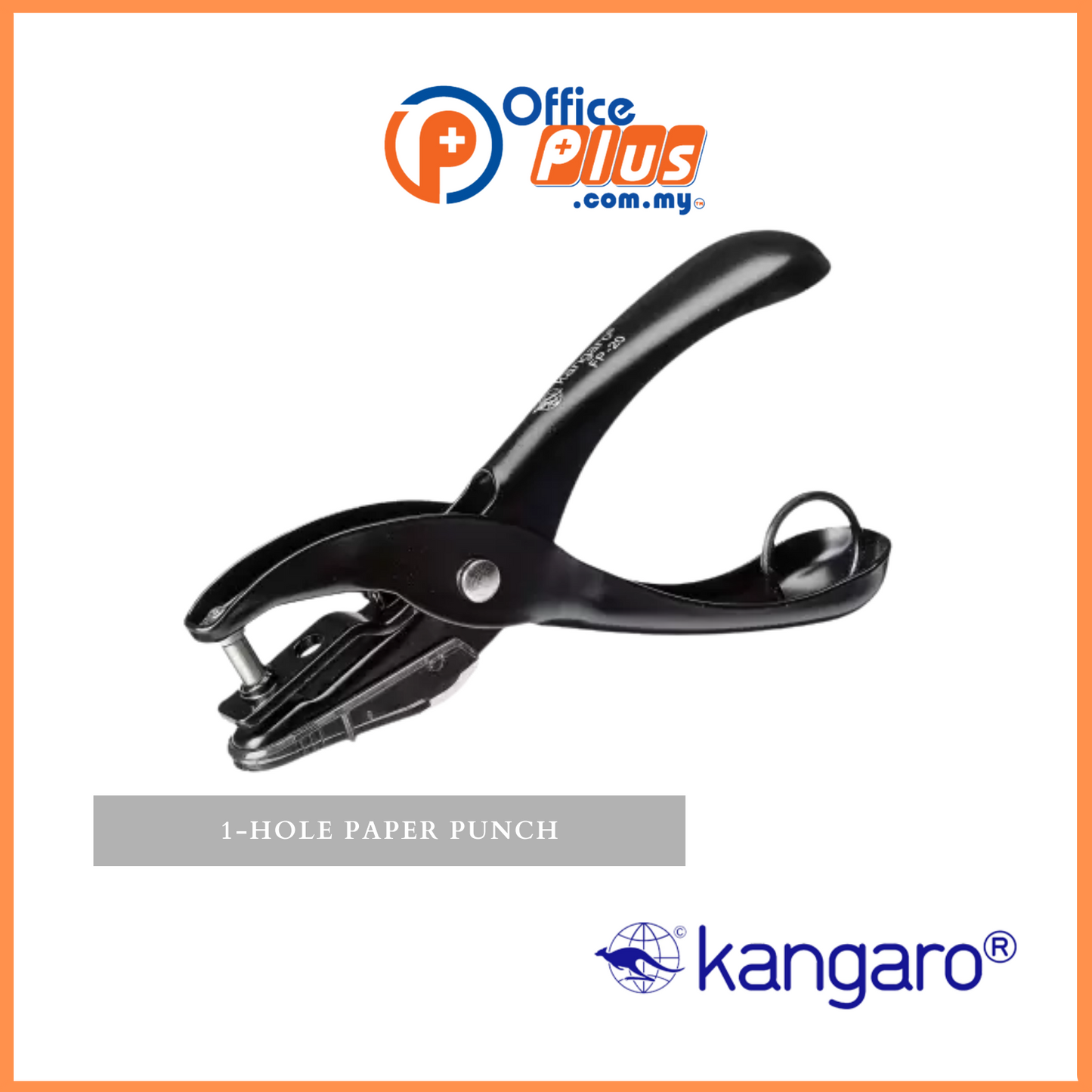 Kangaro One Hole Puncher (SHP 20) - OfficePlus