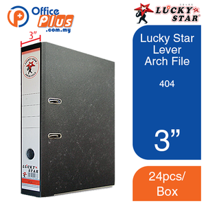 Lucky Star 3" Lever Arch File 404 - OfficePlus