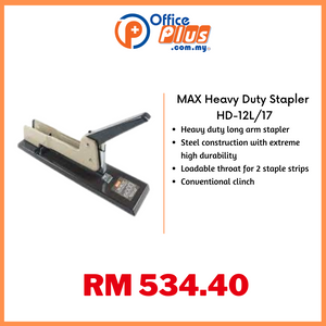 MAX Heavy Duty Stapler HD-12L/17 - OfficePlus