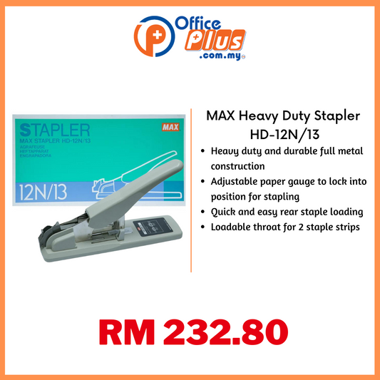 MAX Heavy Duty Stapler HD-12N/13 - OfficePlus