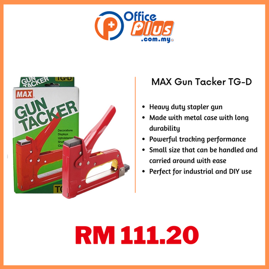 Max Gun Tacker TG-D - OfficePlus