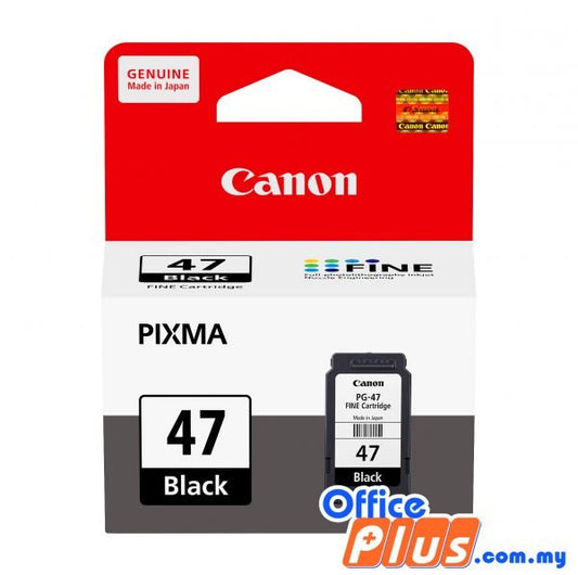 Canon PG-47 Black Ink Cartridge - OfficePlus