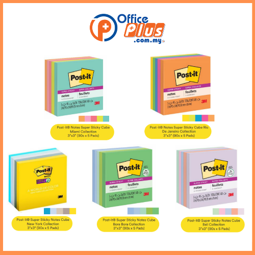 Post-it® Super Sticky Notes (Multi-Pad) - OfficePlus