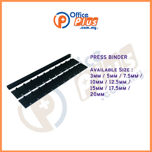 Press Binder (3mm / 5mm / 7.5mm / 10mm / 12.5mm / 15mm / 17.5mm / 20mm) - OfficePlus