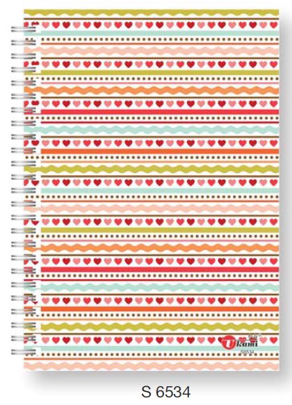 UNIPAPER UKAMI A5 70gsm RING NOTE BOOK CARD SOFT COVER 120's (S6534) - OfficePlus