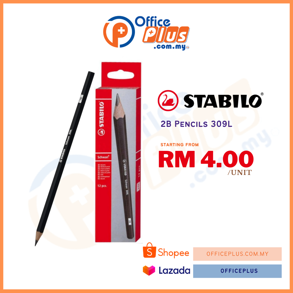 Stabilo Schwan 2B Pencils 309L - OfficePlus