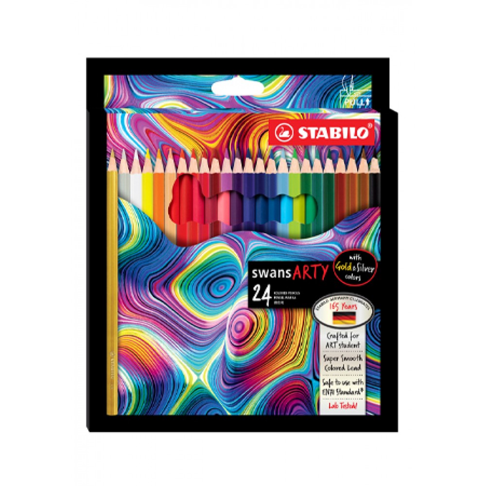 STABILO Swans ARTY Coloured Pencils 1520 - OfficePlus