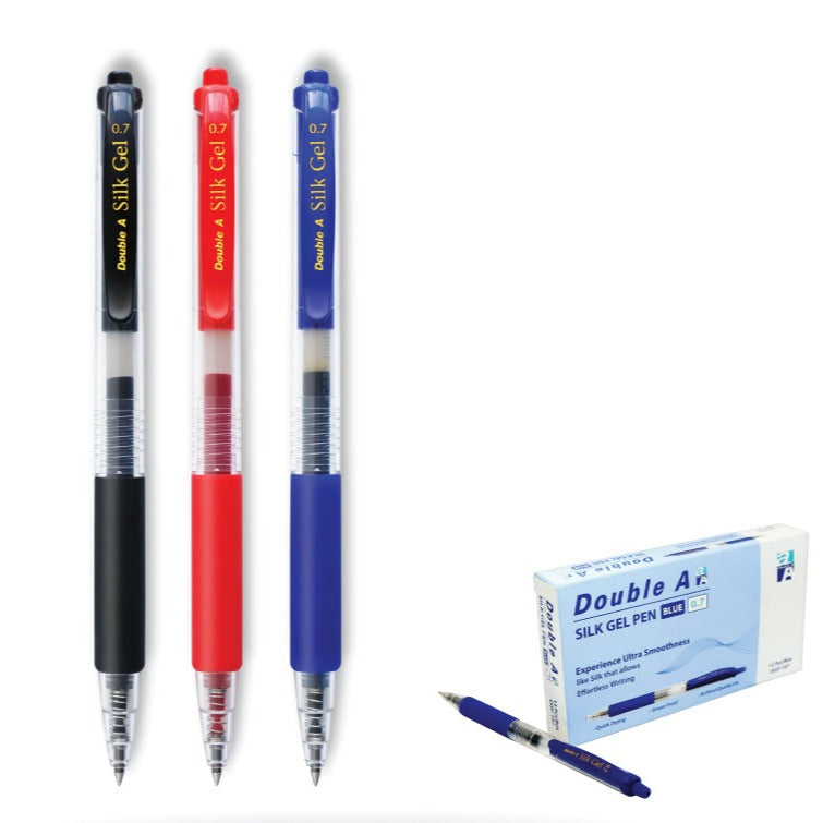 Double A Silk Gel Pen (0.5mm/0.7mm) - OfficePlus