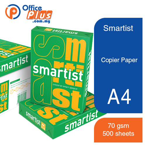 Smartist A4 Copier Paper 70gsm - 500 sheets (Klang Valley) - OfficePlus