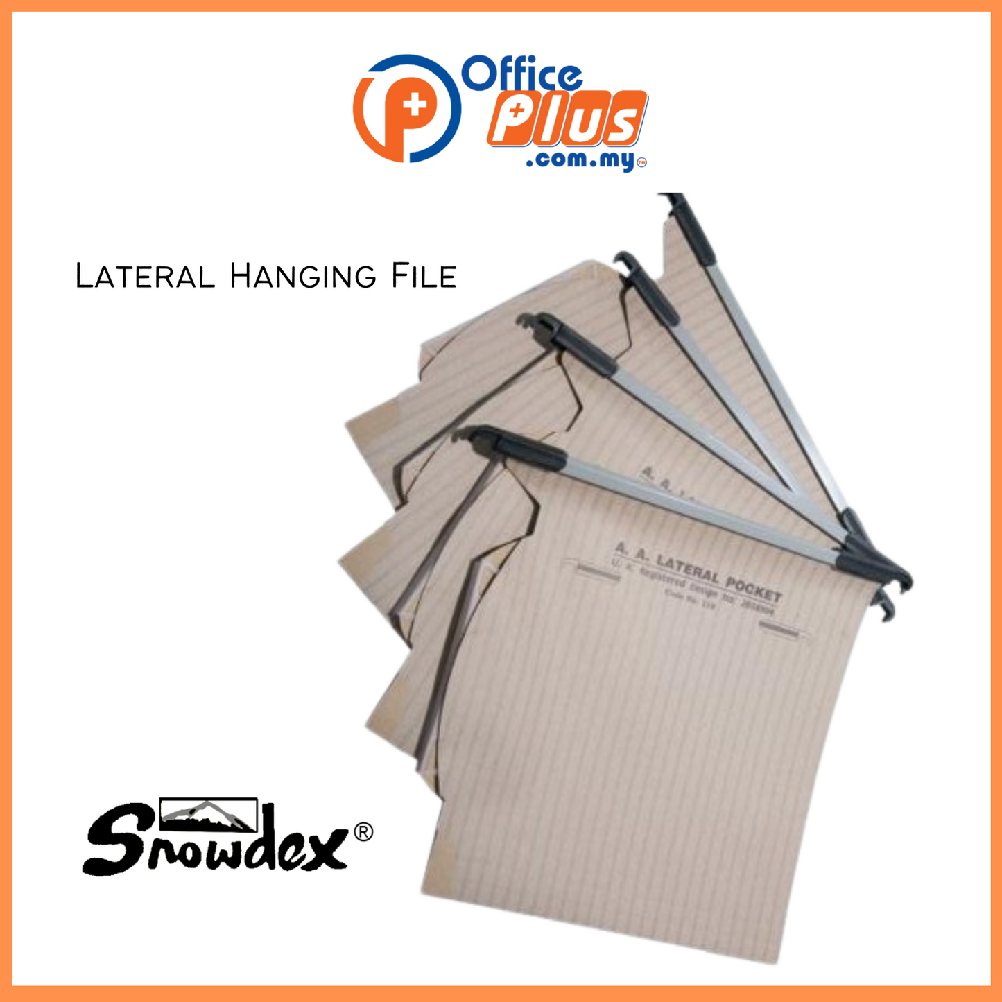 Snowdex Filing Pocket Lateral Hanging File - 50 Pieces - OfficePlus