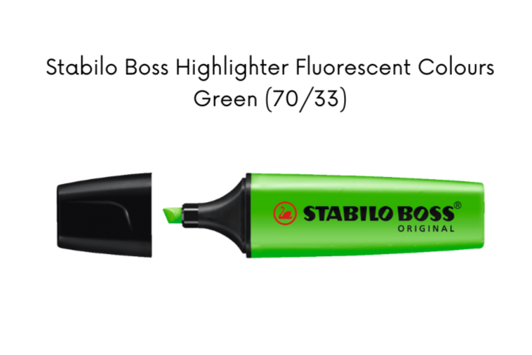 Stabilo Boss Highlighter - Flourecent Colours - OfficePlus