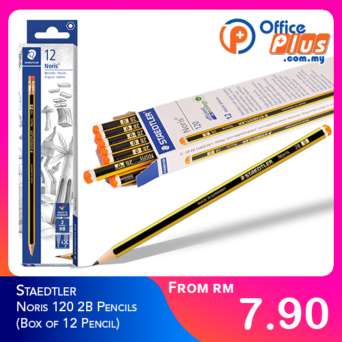 Staedtler Noris 120 2B Pencils (Box of 12 Pencil) - OfficePlus