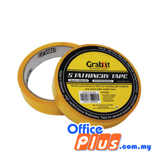 Grabbit Stationery Tape 18mm x 40 yards - 2 rolls/pack - OfficePlus