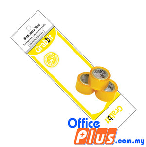 Grabbit Stationery Tape 24mm x 15 yards - 3 rolls/pack - OfficePlus
