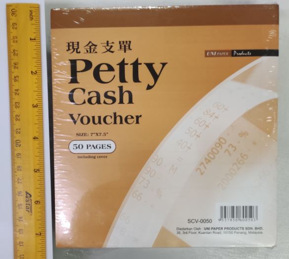 UNI Petty Cash Voucher SCV 0050 - OfficePlus
