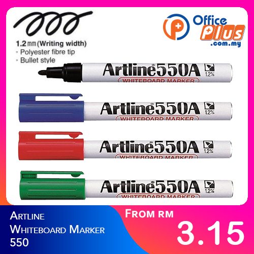 Artline Whiteboard Marker 550 - OfficePlus