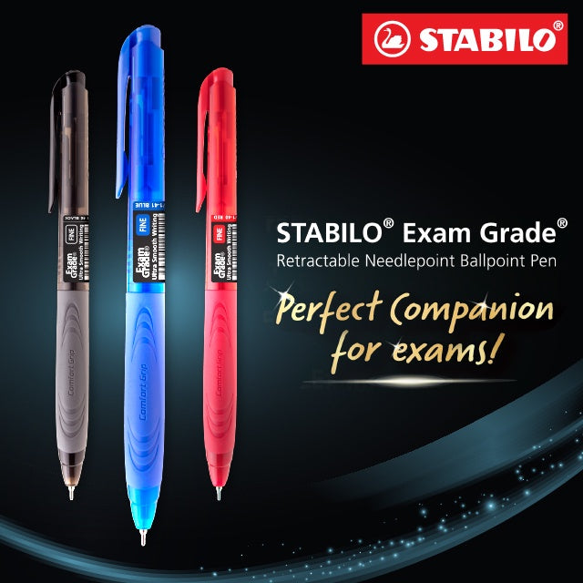 Stabilo Exam Grade Retractable Ballpoint Pen (388) - OfficePlus