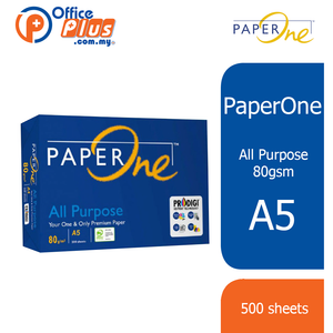 PaperOne A5 Copier Paper All Purpose 80gsm - 500 Sheets - OfficePlus