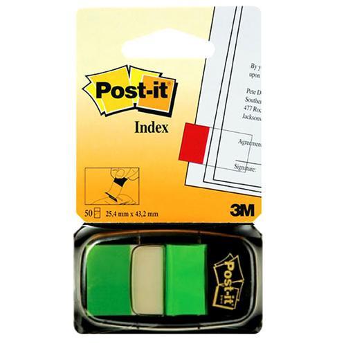 3M Post-It Flag Green (50 Sheet) - OfficePlus