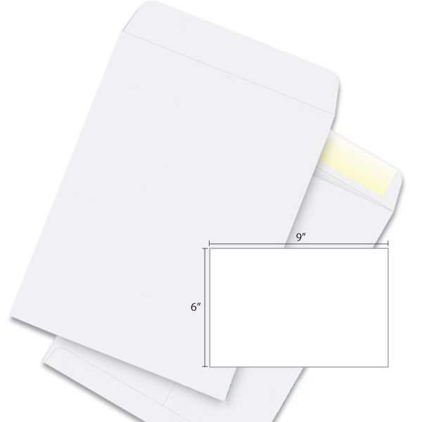Butterfly White Envelope – 6″ x 9″- 500’S/Box - OfficePlus
