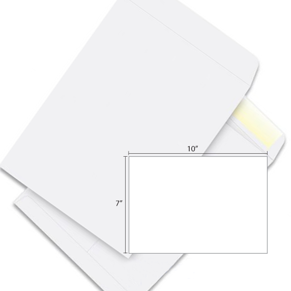 Butterfly White Envelope – 7″ x 10″ 500’s/Box - OfficePlus